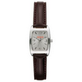 Women's Essex Silver-tone Watch W/ Silver Rectangle Dial